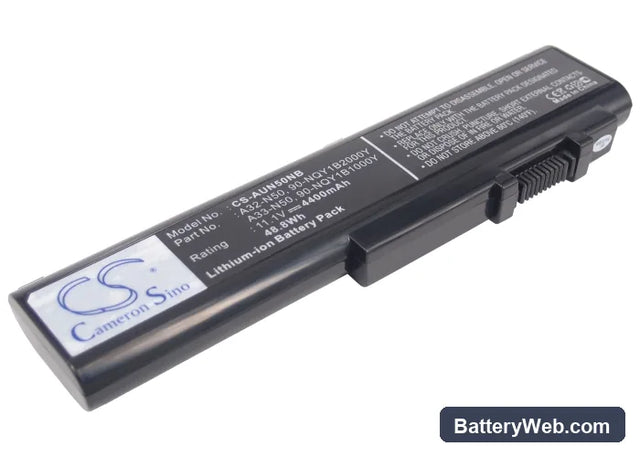 Asus N50 Replacement Battery, 11.1V, 4400mAh, Li-ion 1