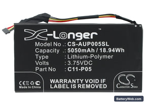 Asus PadFone Infinity A80 Tablet Replacement Battery, 3.75V, 5050mAh, Li-Polymer 1