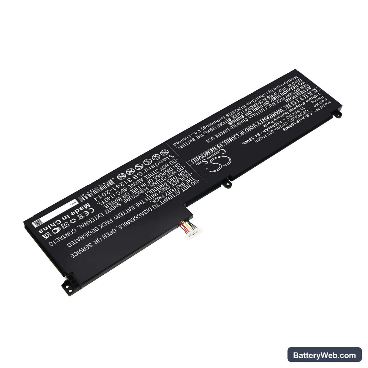 Asus ZenBook Pro 15 OLED UM535QE-KY195W Replacement Battery, 11.55V, 8150mAh, Li-Polymer 2