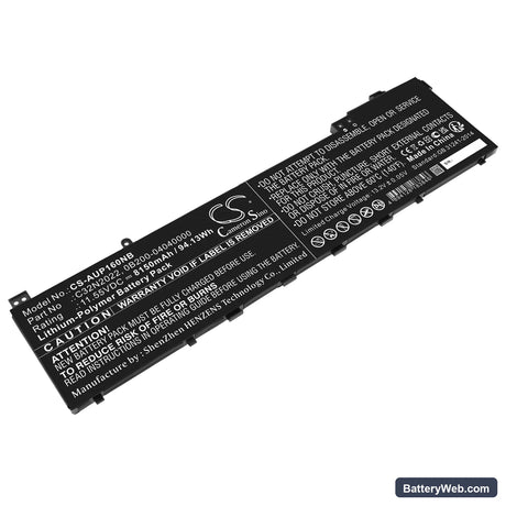 Asus VivoBook Pro 16X OLED M7600QE-L2040T Replacement Battery, 11.55V, 8150mAh, Li-Polymer 1