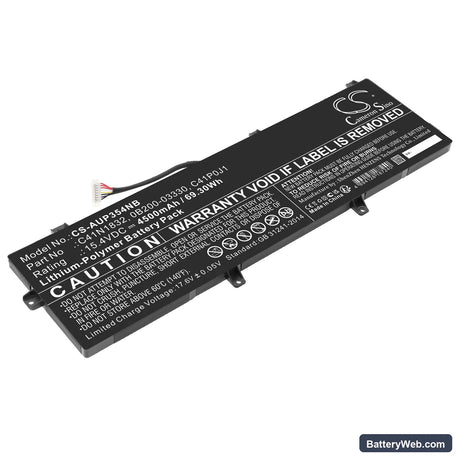 Asus Pro P3540FA-EJ0056R Replacement Battery, 15.4V, 4500mAh, Li-Polymer 1