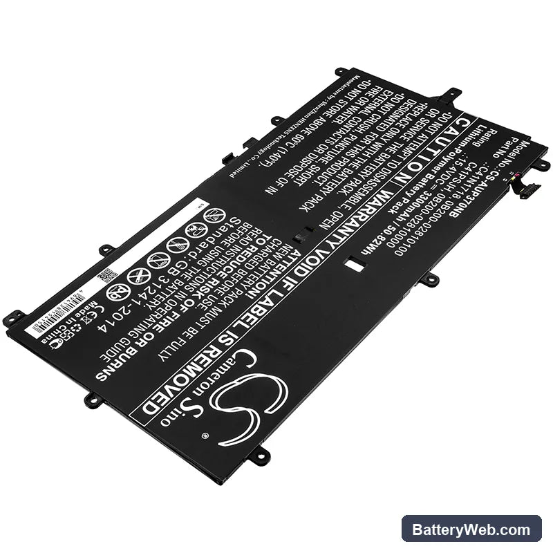Asus NovaGo TP370QL Replacement Battery, 15.4V, 3300mAh, Li-Polymer 2