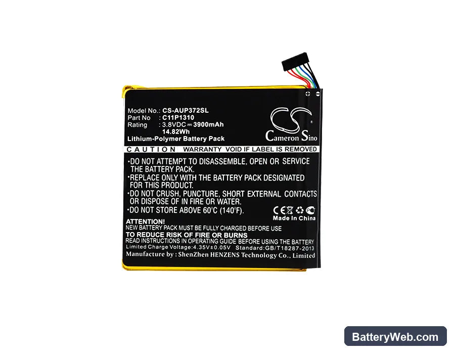 Asus Fonepad 7 Replacement Battery, 3.8V, 3900mAh, Li-Polymer 5