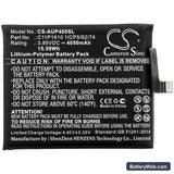 Asus ZenFone Pegasus 4A Replacement Battery, 3.85V, 4050mAh, Li-Polymer 3