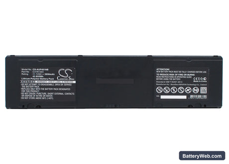 Asus AsusPro PU401 Replacement Battery, 11.1V, 3950mAh, Li-Polymer 1