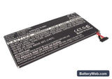 Asus Eee Pad MeMo EP71 Replacement Battery, 3.7V, 4400mAh, Li-Polymer 1