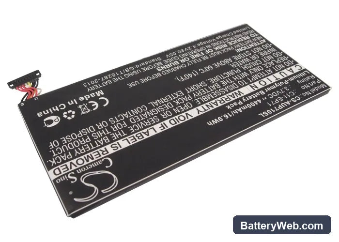 Asus Eee Pad MeMo EP71 Replacement Battery, 3.7V, 4400mAh, Li-Polymer 2