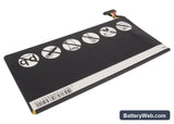 Asus Eee Pad MeMo EP71 Replacement Battery, 3.7V, 4400mAh, Li-Polymer 4