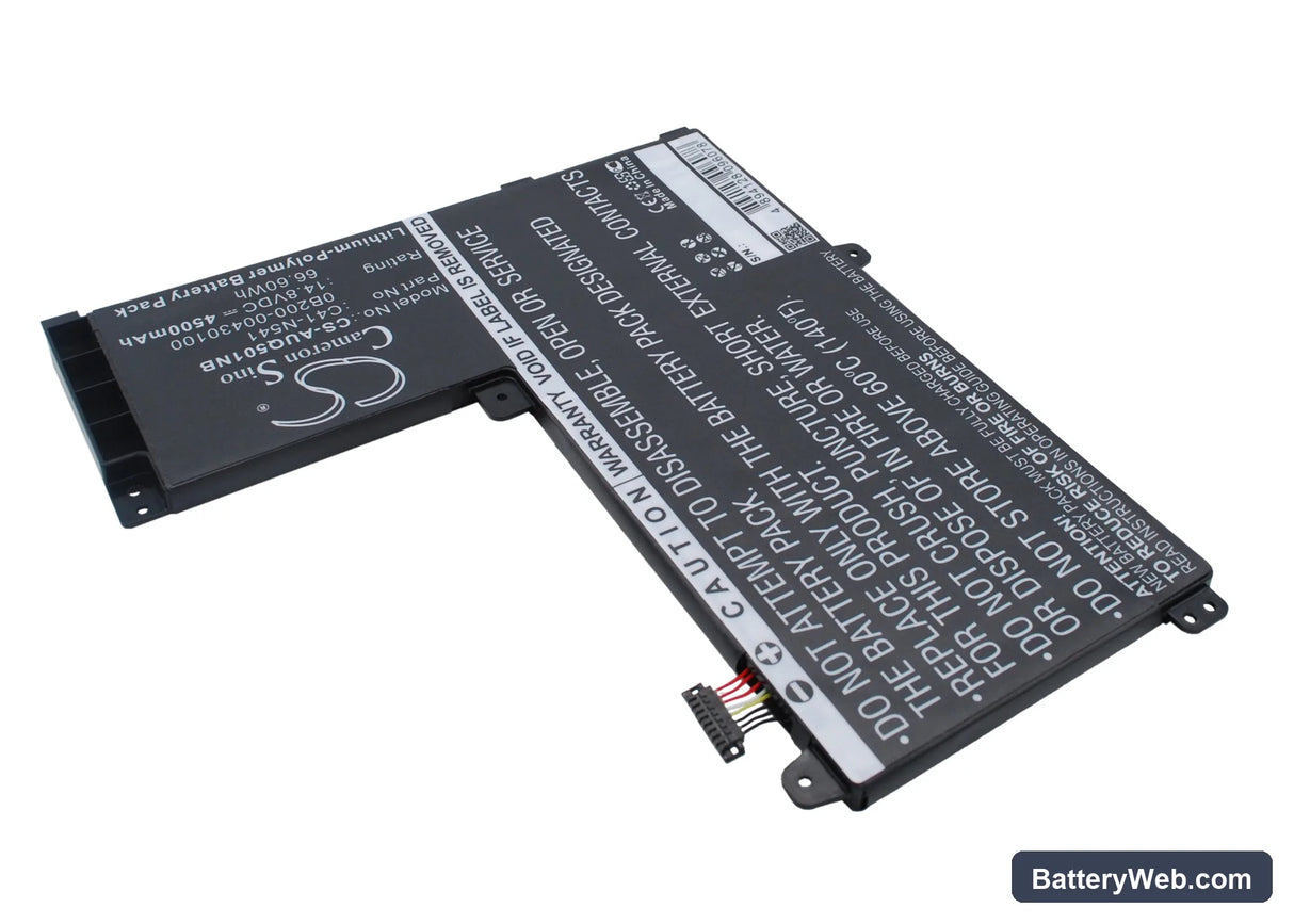 Asus Q501L Replacement Battery, 14.8V, 4500mAh, Li-Polymer 3