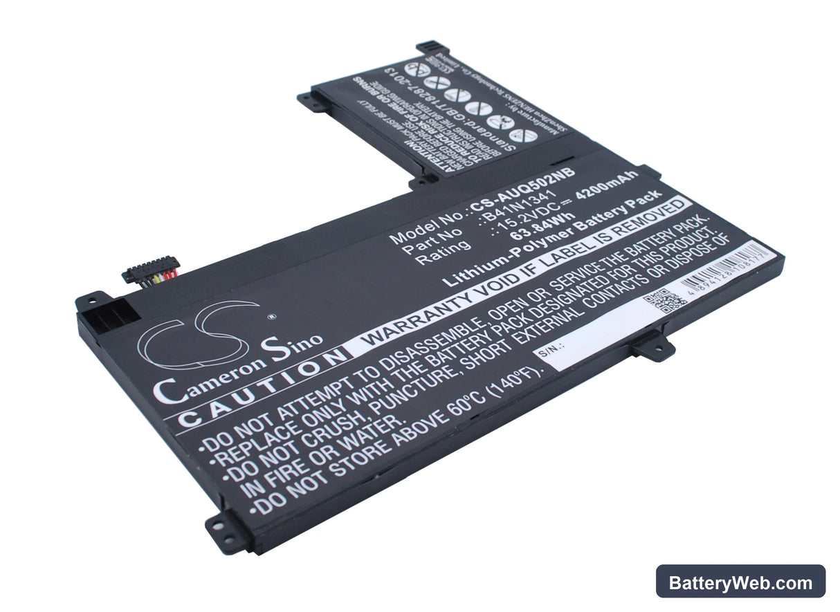 Asus Q502L Replacement Battery, 15.2V, 4200mAh, Li-Polymer 1