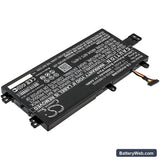 Asus Q553U Replacement Battery, 11.4V, 3600mAh, Li-Polymer 2