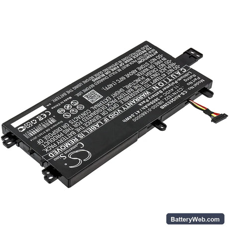 Asus Q553U Replacement Battery, 11.4V, 3600mAh, Li-Polymer 2