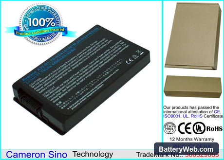 Asus R1 Replacement Battery, 11.1V, 4400mAh, Li-ion 1