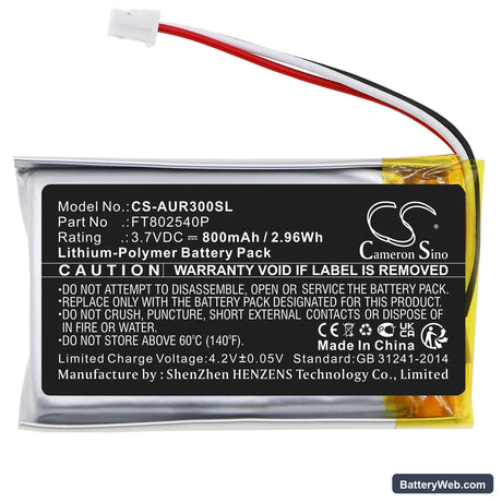 Asus ROG Chakram Replacement Battery, 3.7V, 800mAh, Li-Polymer 3