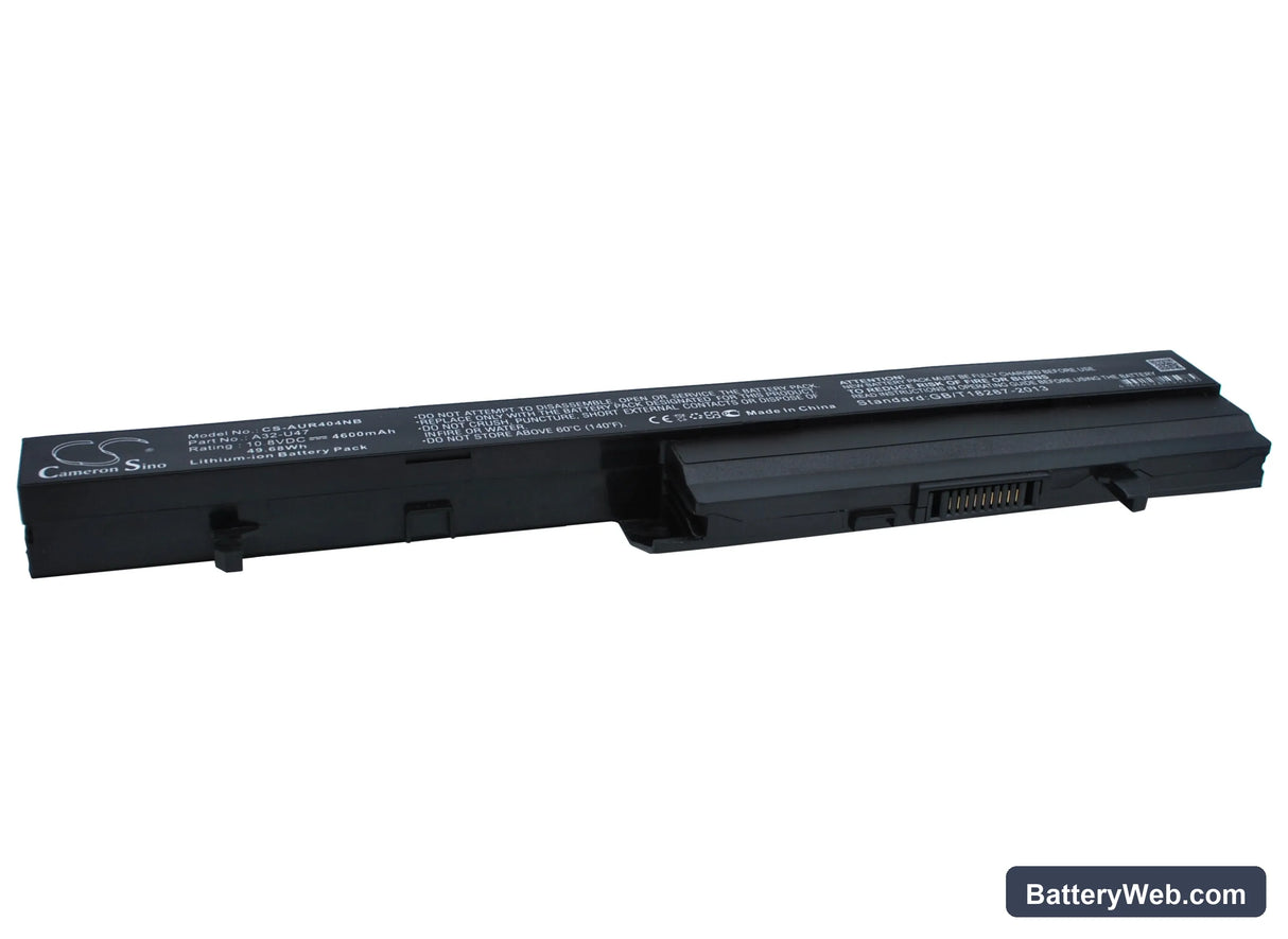 Asus R404 Replacement Battery, 10.8V, 4600mAh, Li-ion 3