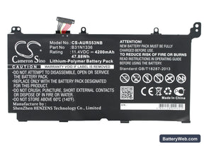 Asus R553LN Replacement Battery, 11.4V, 4200mAh, Li-Polymer 1