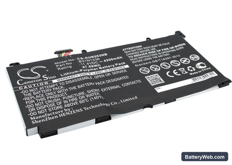 Asus R553LN Replacement Battery, 11.4V, 4200mAh, Li-Polymer 2