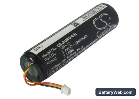 Asus R600 Replacement Battery, 3.7V, 2200mAh, Li-ion 1