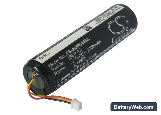 Asus R600 Replacement Battery, 3.7V, 2200mAh, Li-ion 1