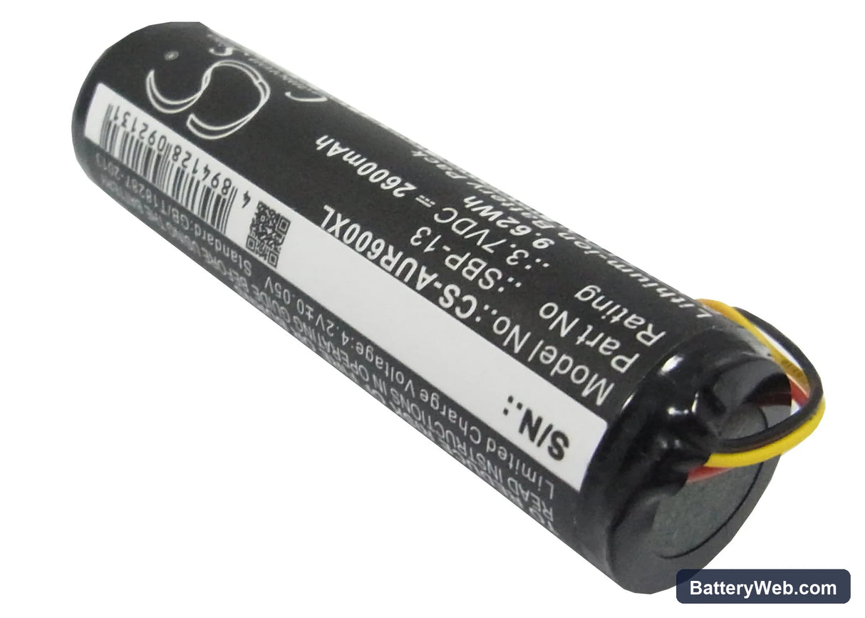 Asus R600 Replacement Battery, 3.7V, 2600mAh, Li-ion 2