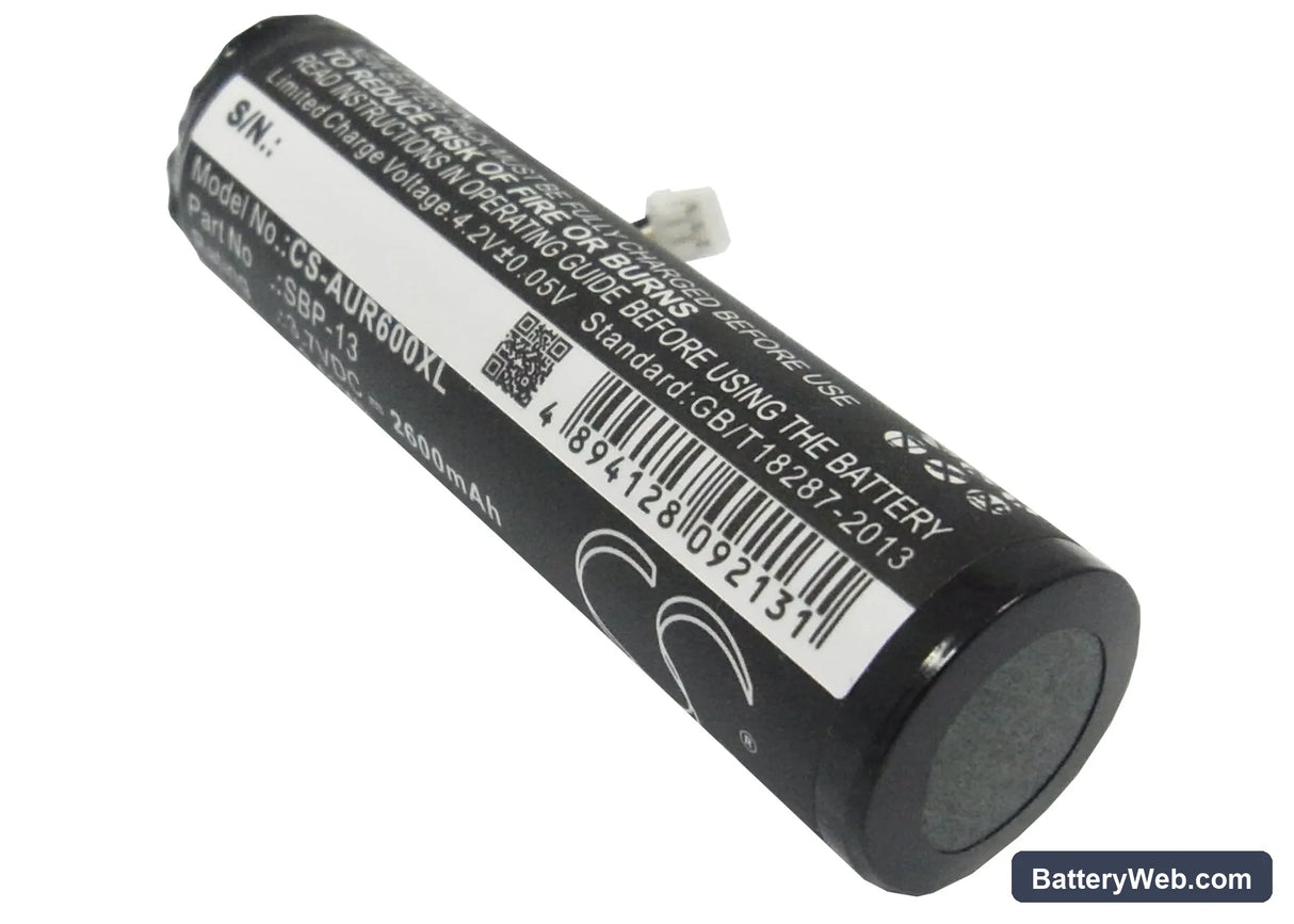 Asus R600 Replacement Battery, 3.7V, 2600mAh, Li-ion 4