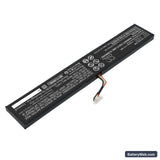 Asus RC71L-NH001W Replacement Battery, 15.48V, 5150mAh, Li-Polymer 2