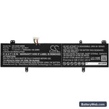 Asus VivoBook S14 Replacement Battery, 11.52V, 3500mAh, Li-ion 3