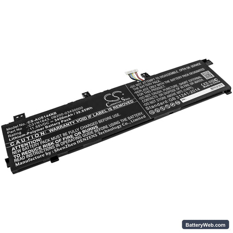 Asus VivoBook S14 S432FL-78AM5SB1 Replacement Battery, 11.55V, 3450mAh, Li-Polymer 1