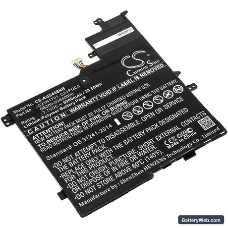 Asus VivoBook S14 S406UA-BV021T Replacement Battery, 7.7V, 5000mAh, Li-Polymer 1