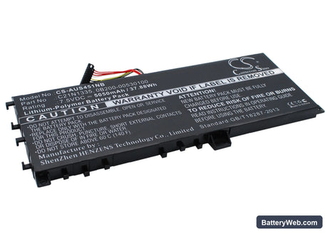 Asus VivoBook S451 Replacement Battery, 7.5V, 5050mAh, Li-Polymer 2