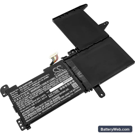 Asus S510UQ Replacement Battery, 11.52V, 3600mAh, Li-Polymer 1
