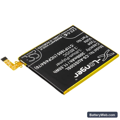 Asus ZenFone 3 Deluxe Replacement Battery, 3.85V, 3000mAh, Li-Polymer 2