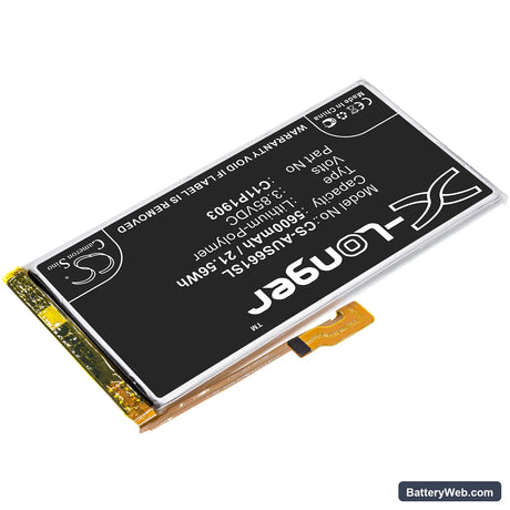Asus ROG Phone III Replacement Battery, 3.85V, 5600mAh, Li-Polymer 2