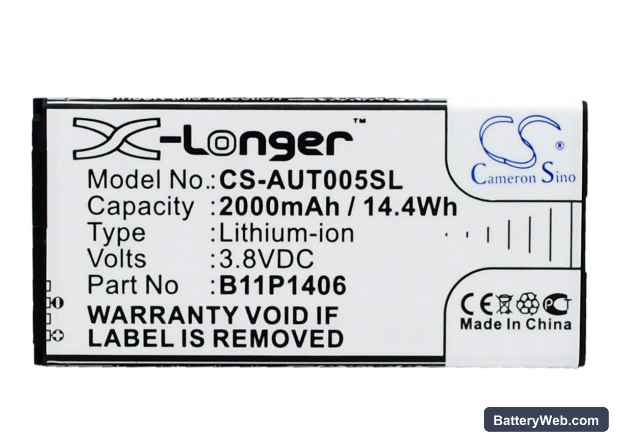 Asus PadFone X Mini 4.5 Replacement Battery, 3.8V, 2000mAh, Li-ion 1