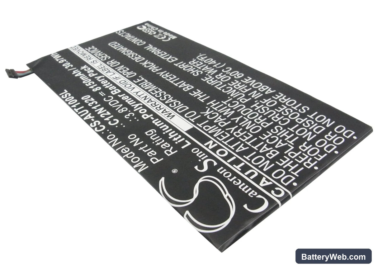Asus Transformer Book T100 Replacement Battery, 3.8V, 8150mAh, Li-Polymer 2