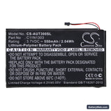Asus Transformer Book T300LA Replacement Battery, 3.7V, 550mAh, Li-Polymer 3