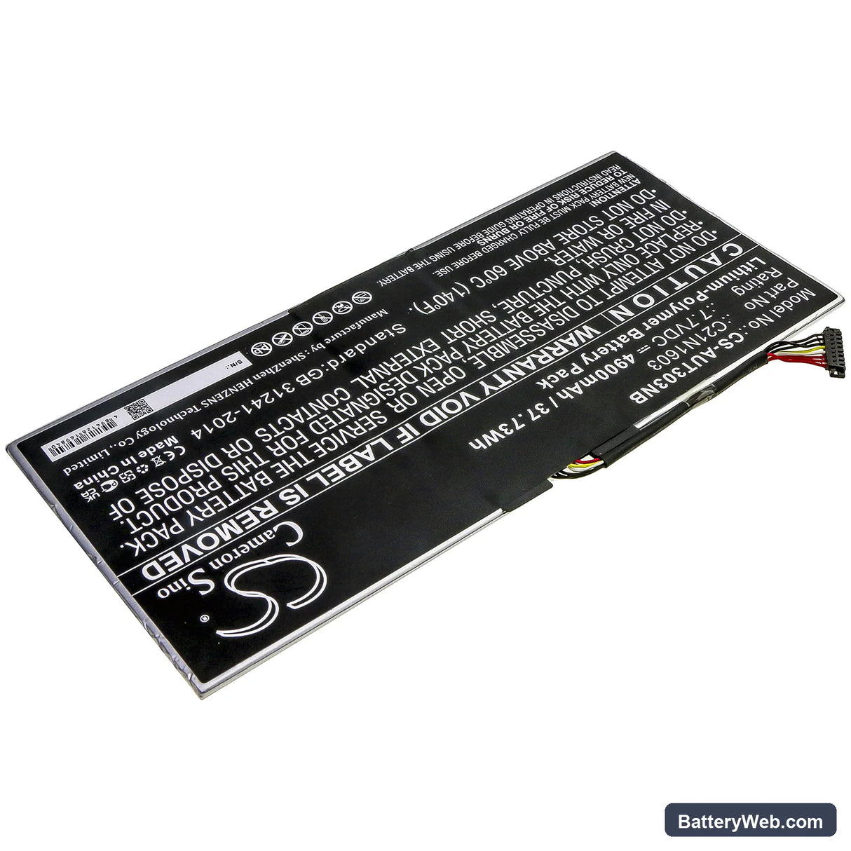 Asus T303UA-GN053T Replacement Battery, 7.7V, 4900mAh, Li-Polymer 2