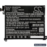Asus Transformer Book T300chi Replacement Battery, 7.6V, 4900mAh, Li-Polymer 3