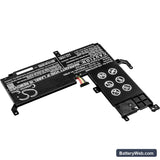 Asus VivoBook Flip TP510 Replacement Battery, 11.52V, 3600mAh, Li-Polymer 2