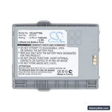 AudioVox Quickfire Replacement Battery, 3.7V, 1100mAh, Li-ion 5