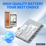 AudioVox Quickfire Replacement Battery, 3.7V, 1100mAh, Li-ion 6