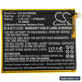 Asus ZenFone V Live Replacement Battery, 3.85V, 2700mAh, Li-Polymer 3