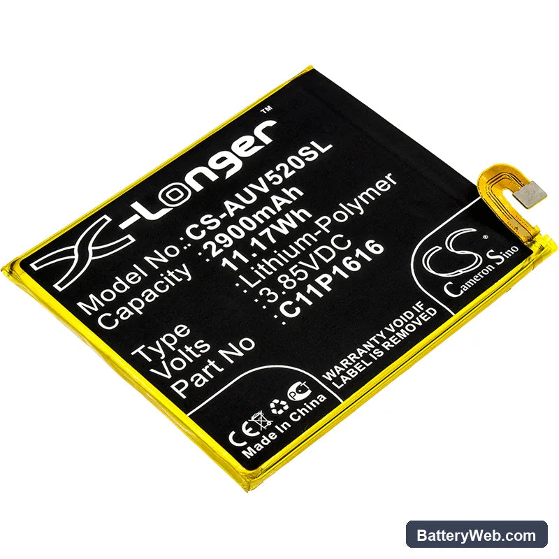 Asus ZenFone V Replacement Battery, 3.85V, 2900mAh, Li-Polymer 1
