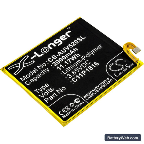 Asus ZenFone V Replacement Battery, 3.85V, 2900mAh, Li-Polymer 1