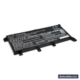Asus VivoBook 4000 Replacement Battery, 7.6V, 4700mAh, Li-Polymer 1