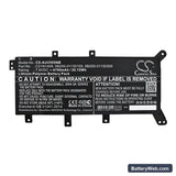 Asus VivoBook 4000 Replacement Battery, 7.6V, 4700mAh, Li-Polymer 3