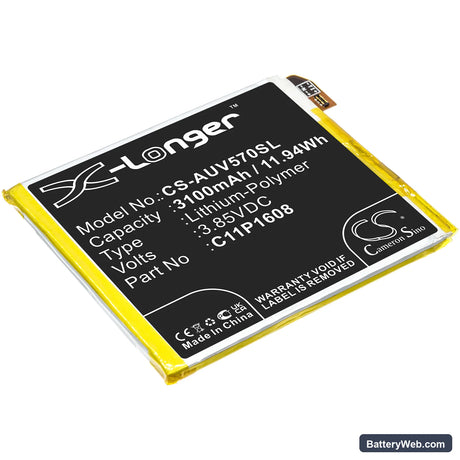 Asus ZenFone AR Replacement Battery, 3.85V, 3100mAh, Li-Polymer 1