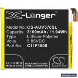 Asus ZenFone AR Replacement Battery, 3.85V, 3100mAh, Li-Polymer 3