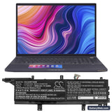 Asus ProArt StudioBook Pro X W730G5T-H8052R Replacement Battery, 11.48V, 8000mAh, Li-Polymer 5