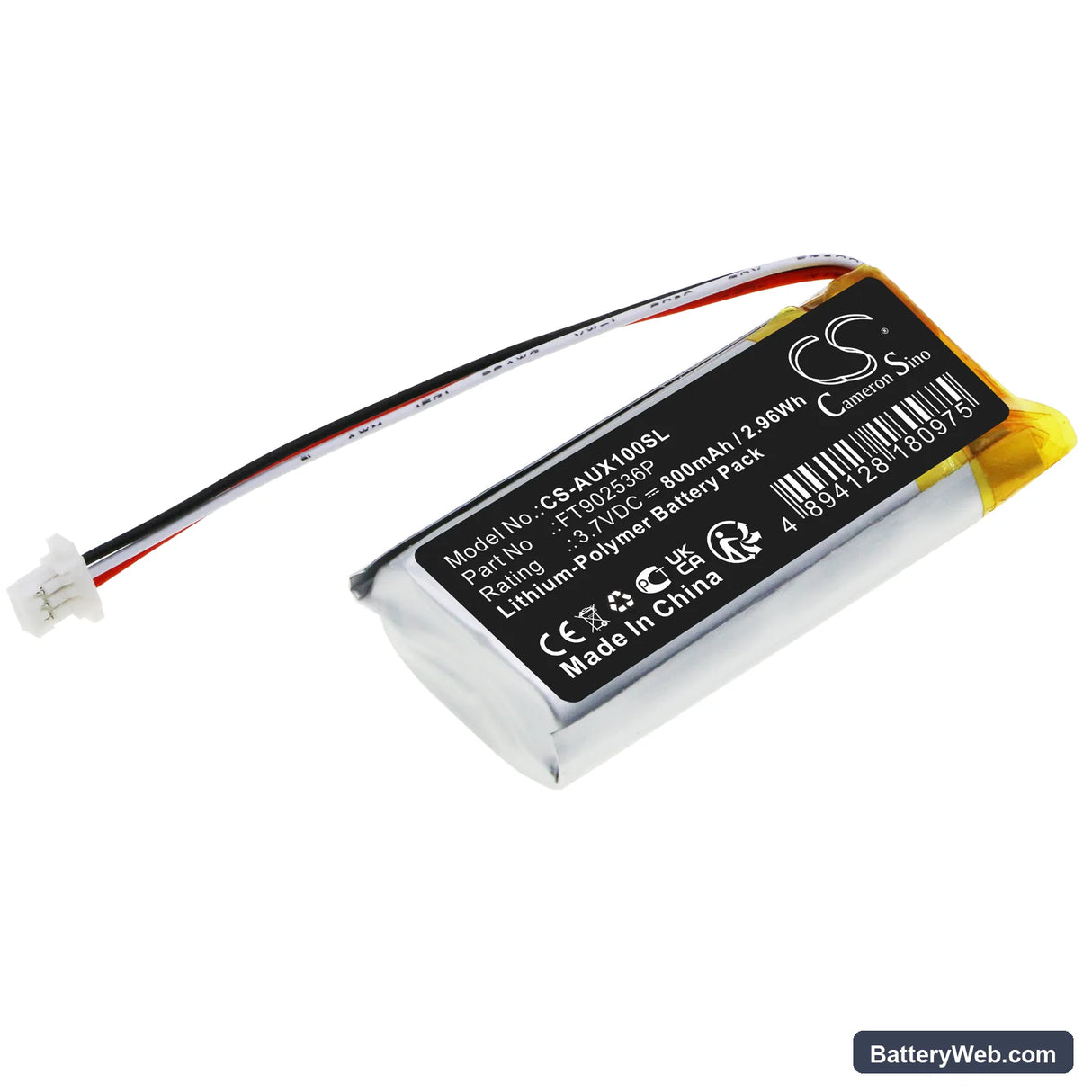 Asus ROG Spatha X Replacement Battery, 3.7V, 800mAh, Li-Polymer 1